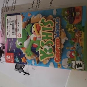 Yoshi's Crafted World Video Game Nintendo Switch